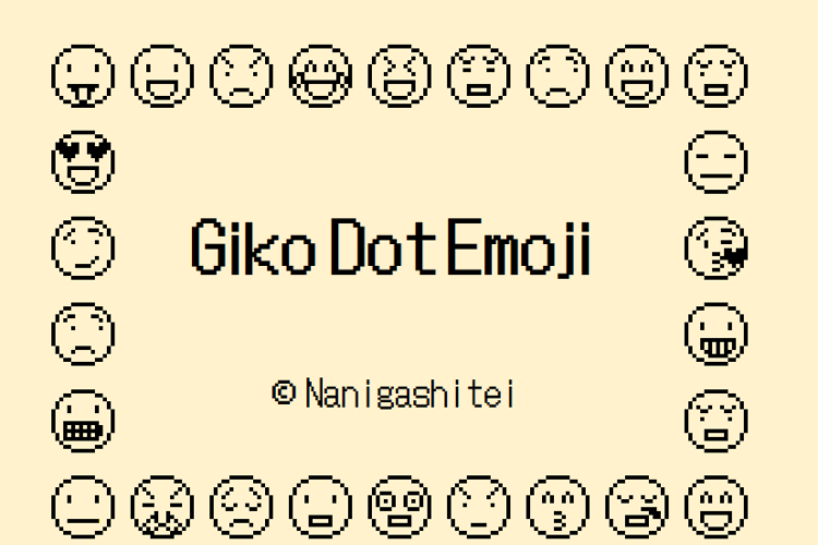 Giko Dot Emoji Font