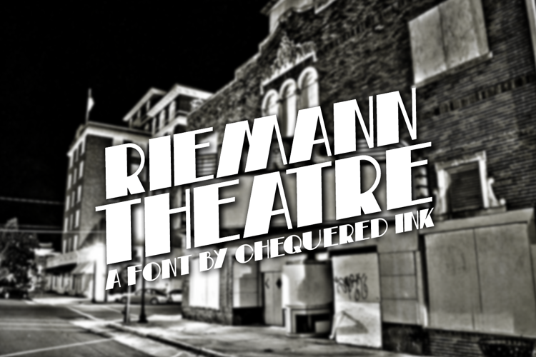 Riemann Theatre Font