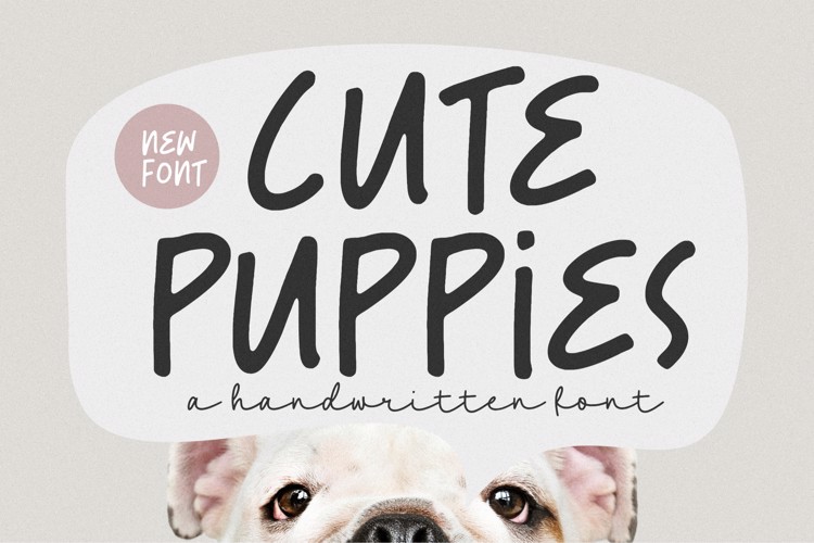 Cute Puppies Font