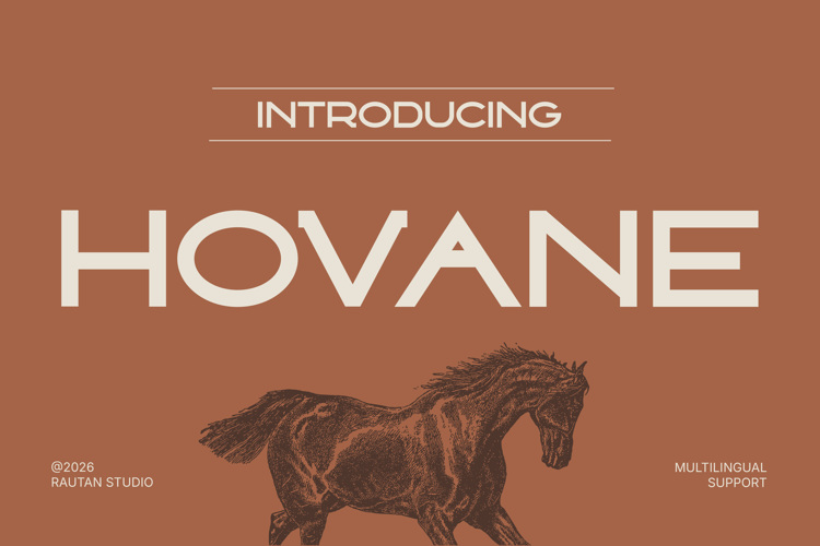Preview of HOVANE Font