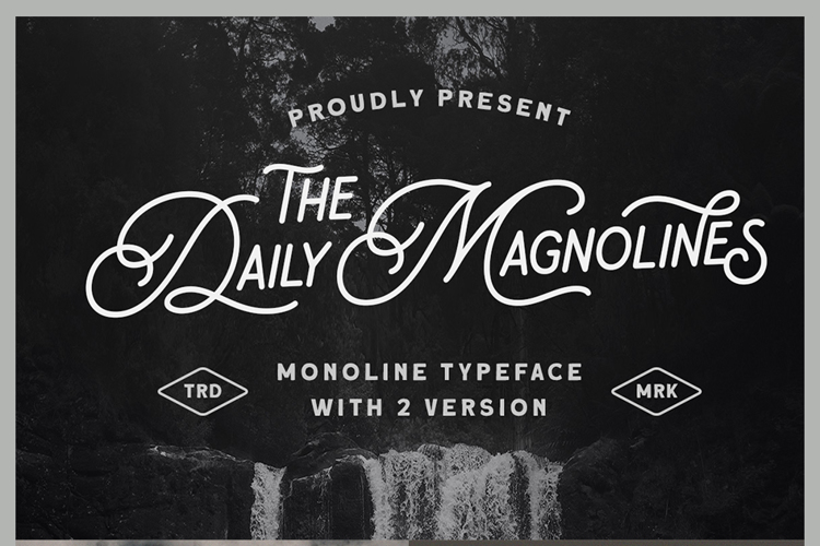 Daily Magnolines Font