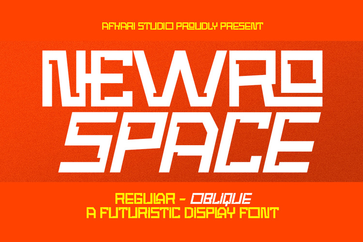 Preview of Newro Space Font