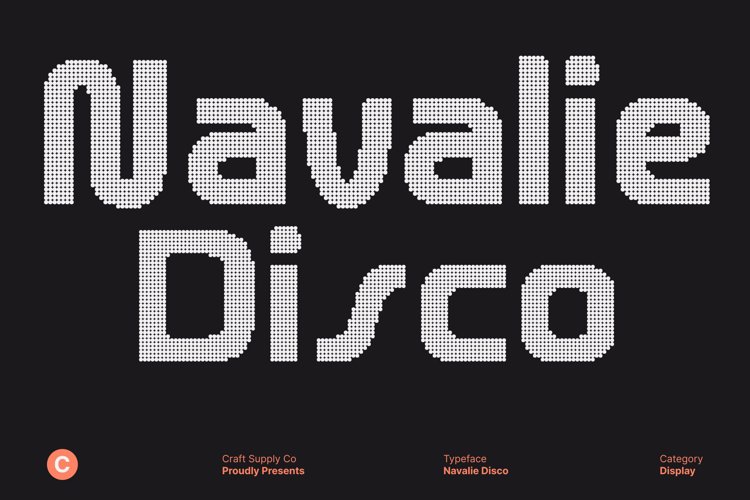 Preview of Navalie Disco Font