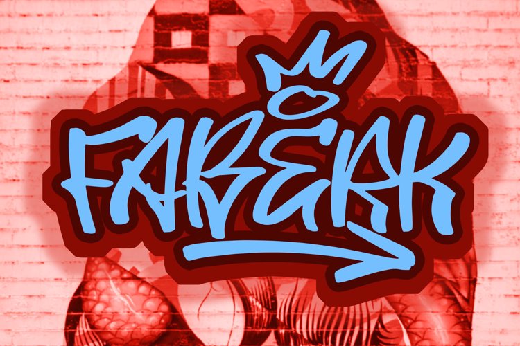 Preview of FABERK Font