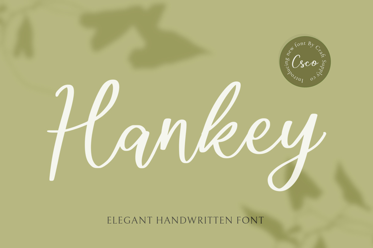 Hankey Font