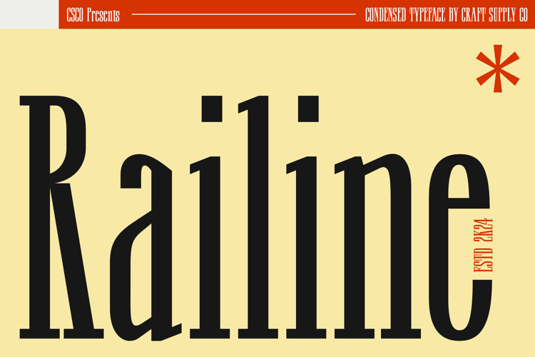 Railine Font