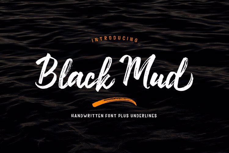 Blackmud Brush Font
