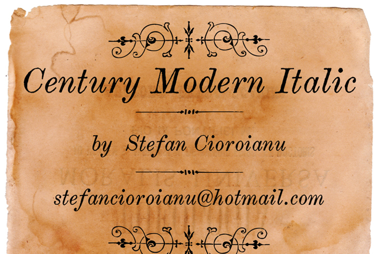Century Modern Font