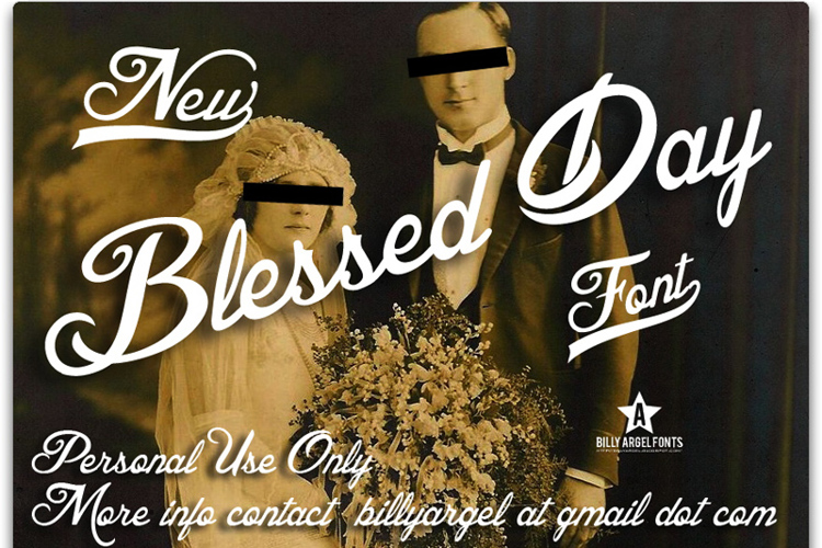 Blessed Day Font
