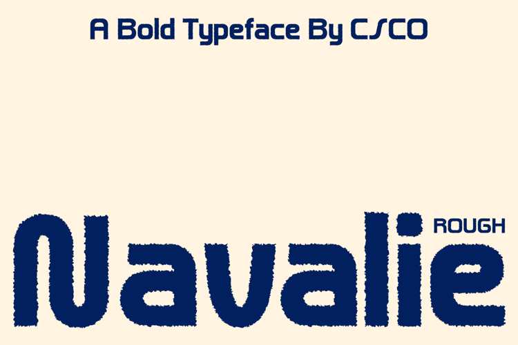 Navalie Rough Font