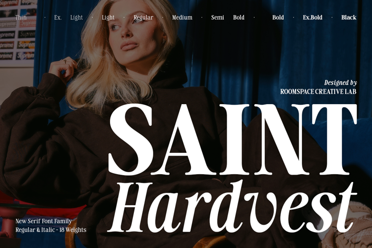 Preview of Saint Hardvest Font