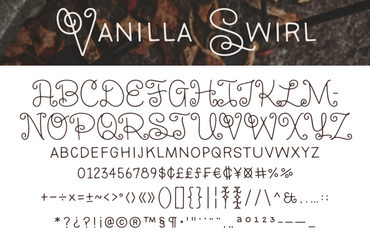 Vanilla Swirl Font