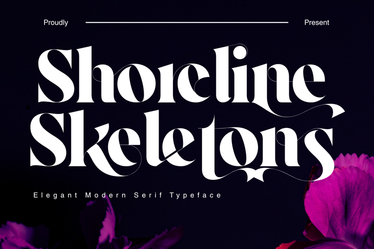 Preview of Shoreline Skeletons Font