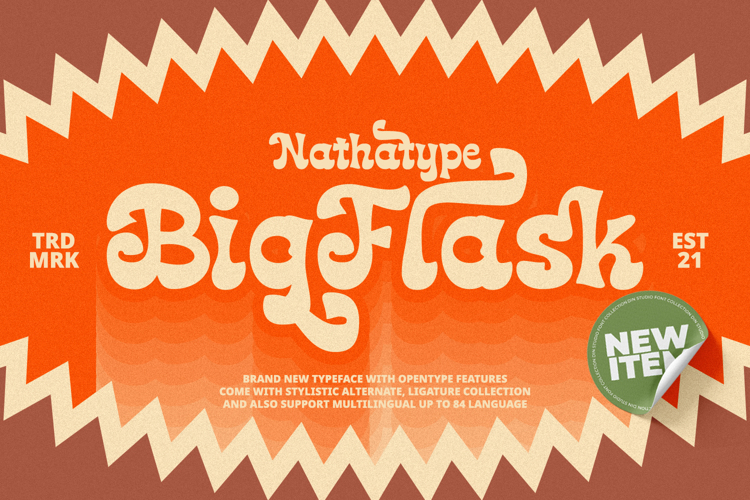 Big Flask Font