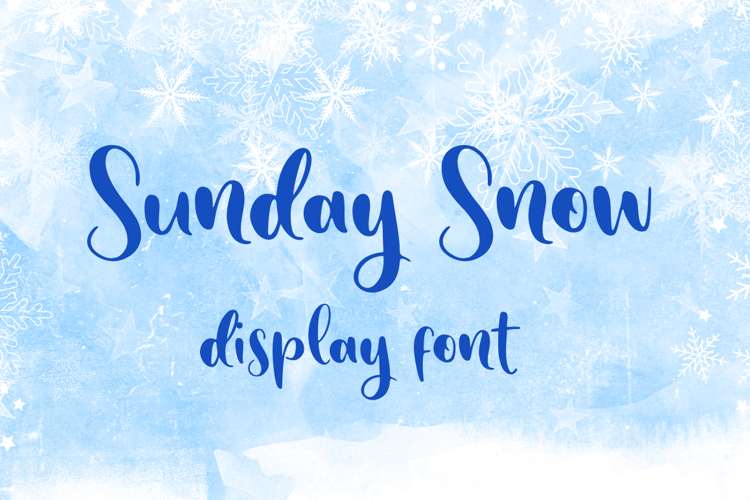 Sunday Snow Font