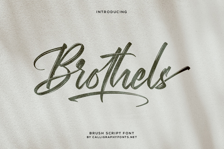 Brothels Font