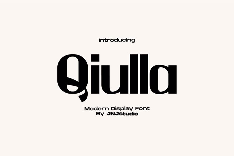 Preview of Qiulla Font
