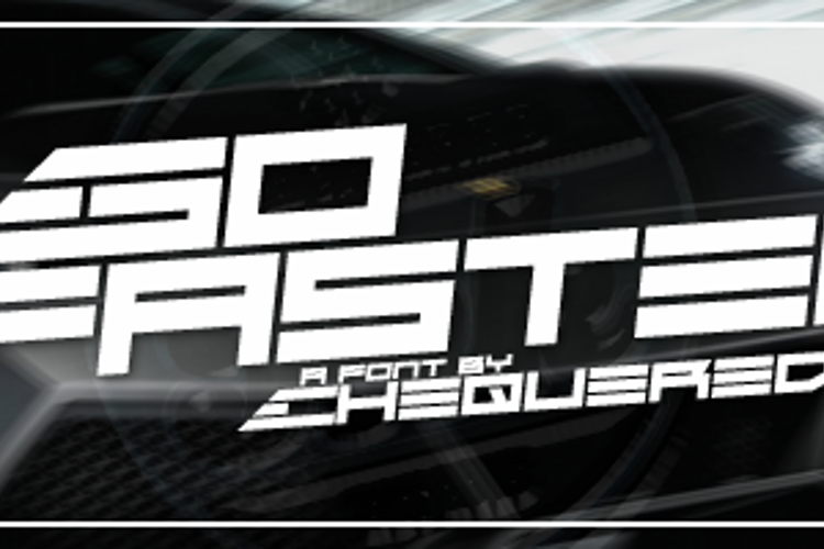 Go Faster Font