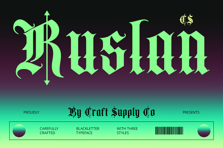 CS Ruslan Font