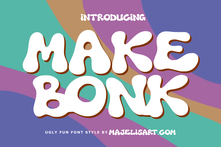 Preview of Makebonk Font