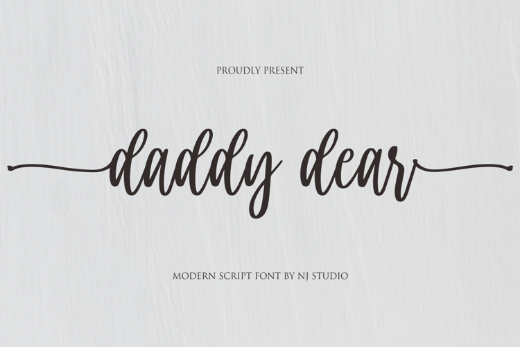 daddy dear Font