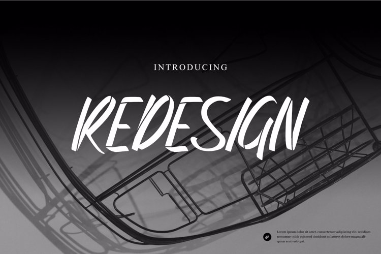 Preview of REDESIGN Font