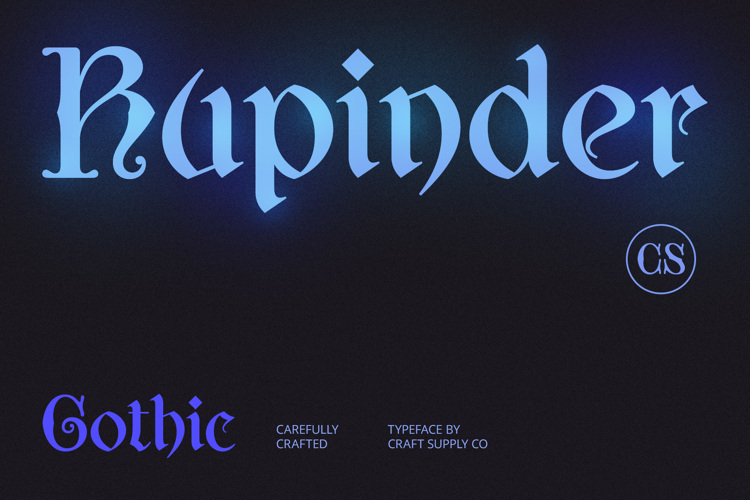 CS Rupinder Font