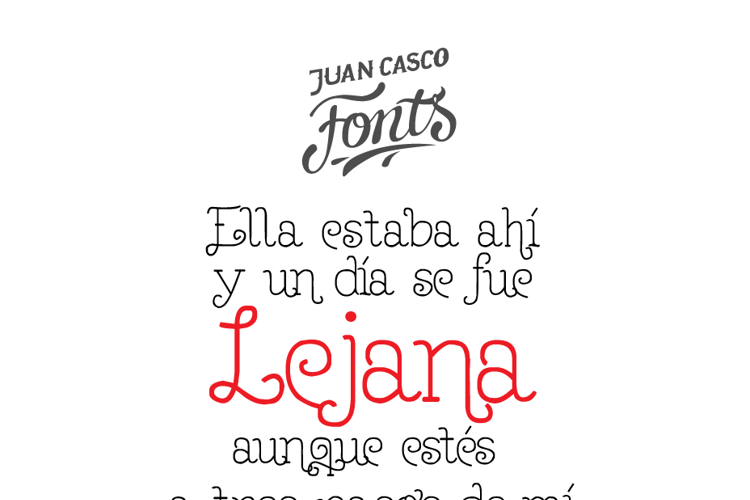 Lejana Font
