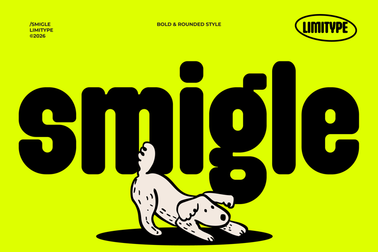 Preview of Smigle - Bold Rounded Font