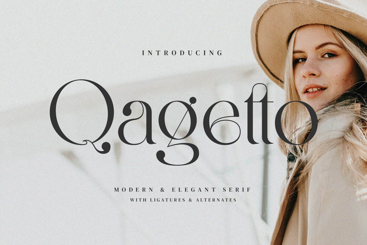 Preview of Qagetto Font