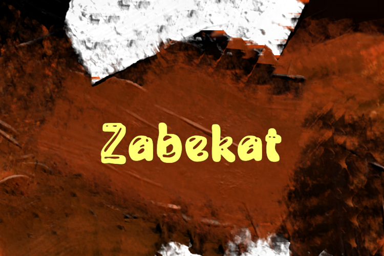 Preview of z  Zabekat Font