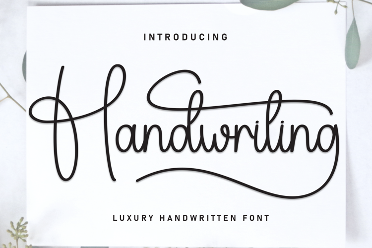 Preview of Handwriting Font