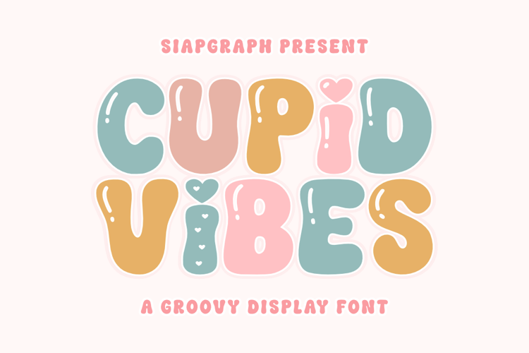 Preview of Cupid Vibes Font