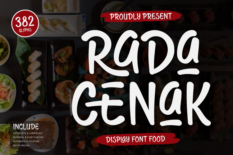 Rada Cenak Font