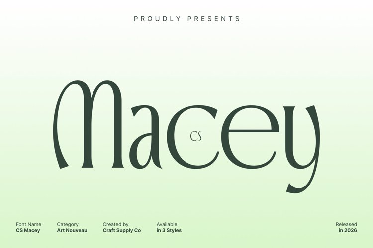 Preview of CS Macey Font