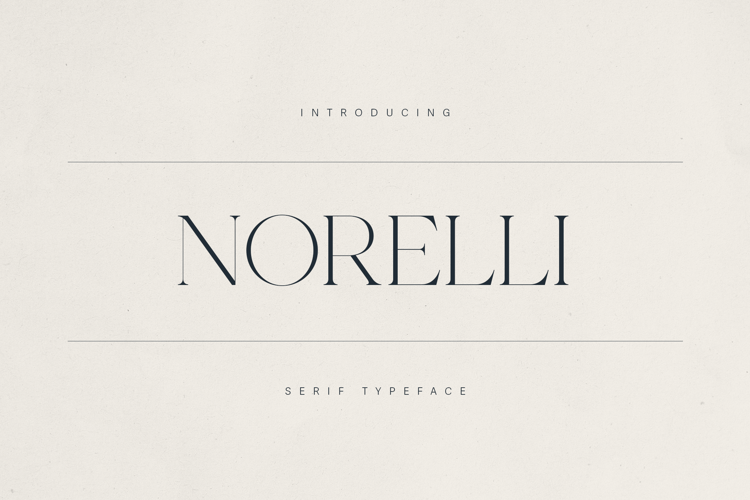 Preview of Norelli Font