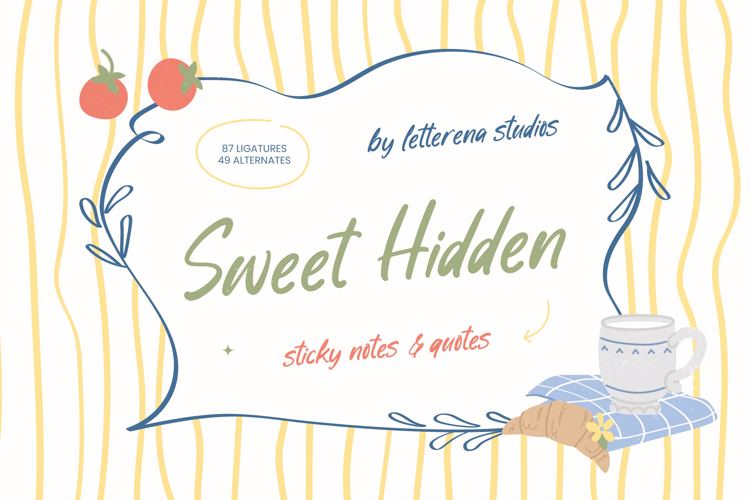 Preview of Sweet Hidden VERSION Font