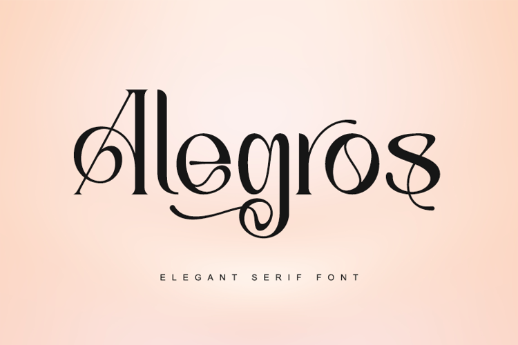 Alegros - Font
