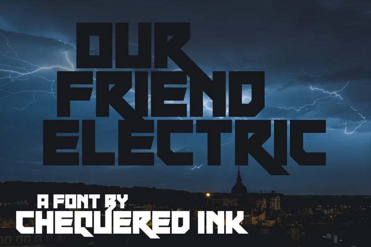 Our Friend Electric Font