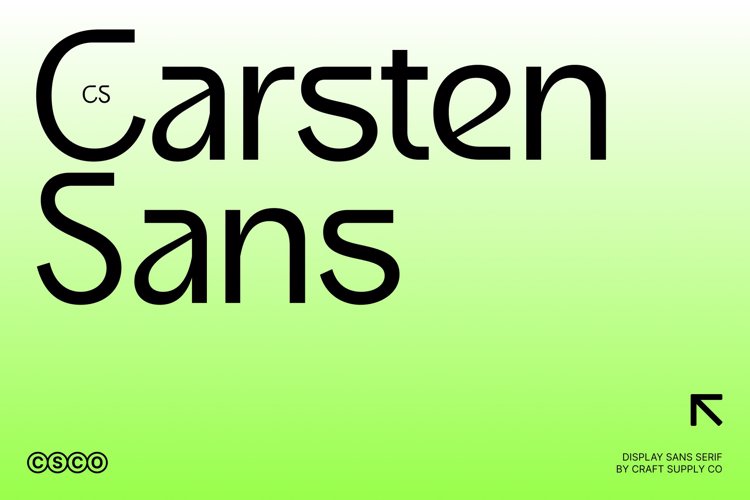 Preview of CS Carsten Font