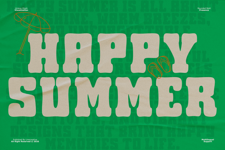 Preview of Grow Summer - Only Font