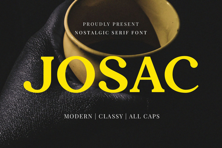 Preview of Josac Font