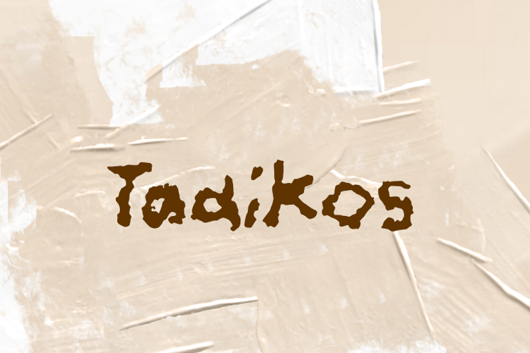 Preview of t Tadikos Font