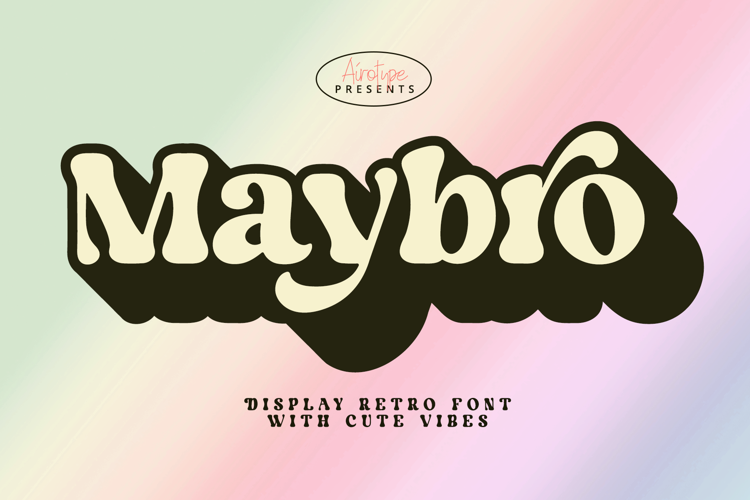 Preview of Maybro Font