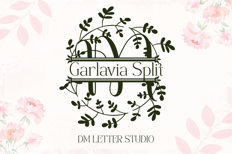Preview of Garlavia Split Font