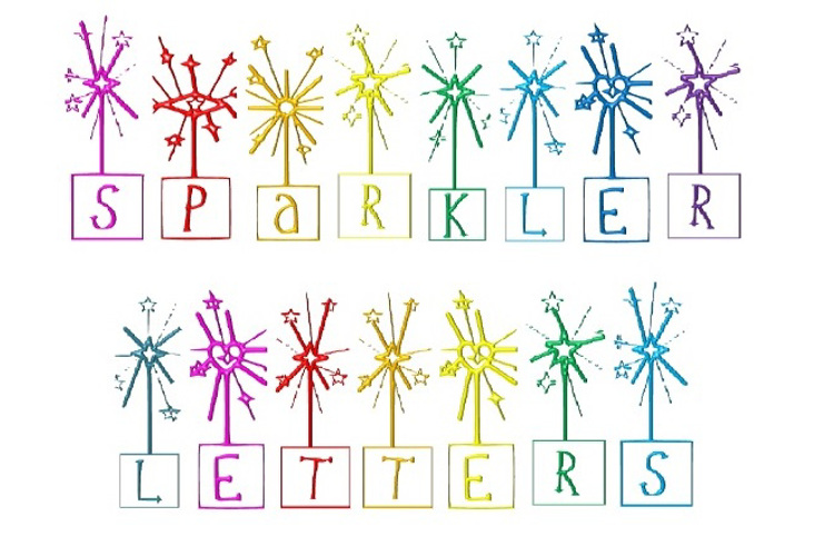 Sparkler Letters Font