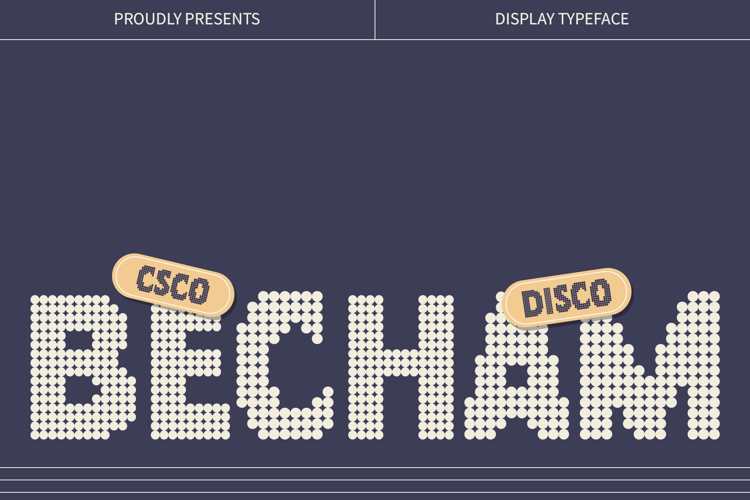 Becham Disco Font