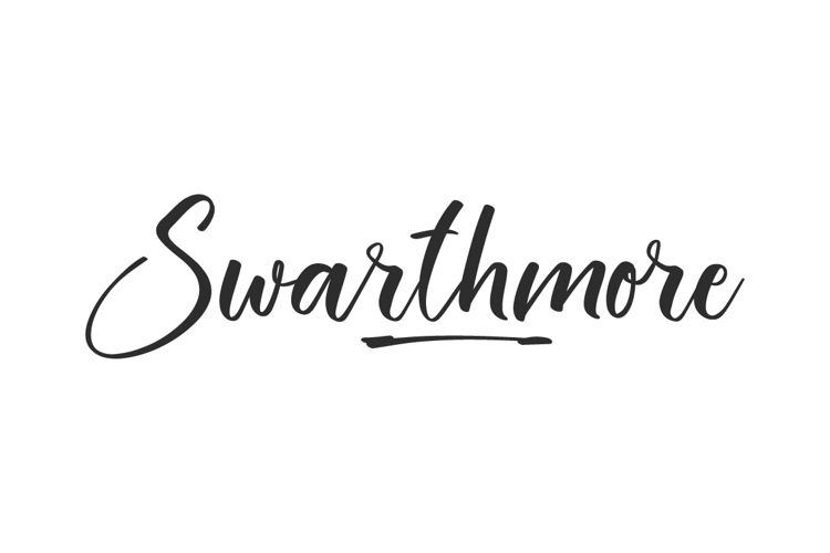Swarthmore Font
