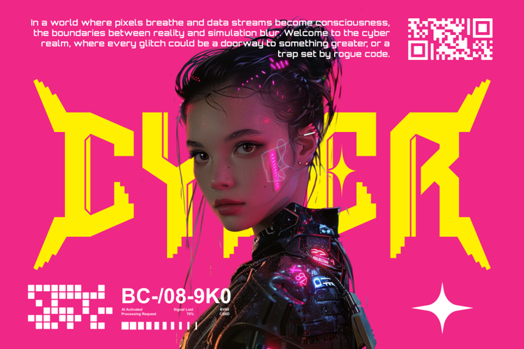 Preview of Hypergame Font