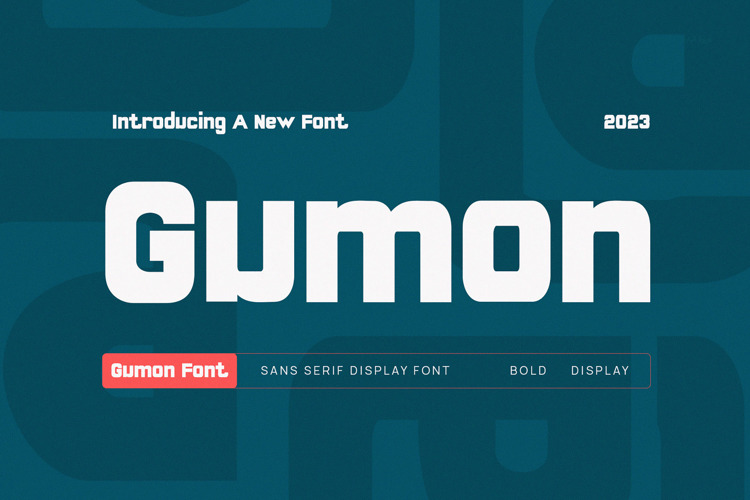 Preview of GUMON Font
